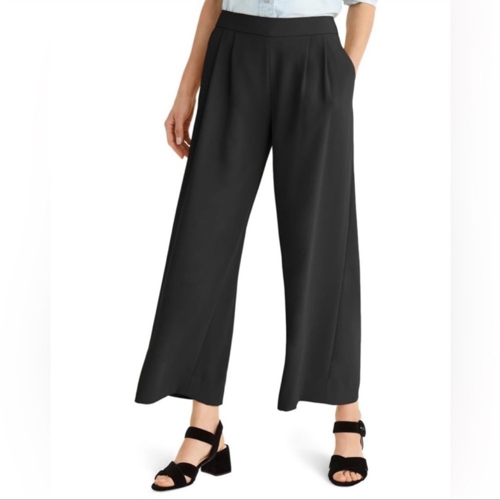 J.Crew Wide-leg Crop Pant in 365 Crepe in Olive Green size 18 NWT - Picture 4 of 10